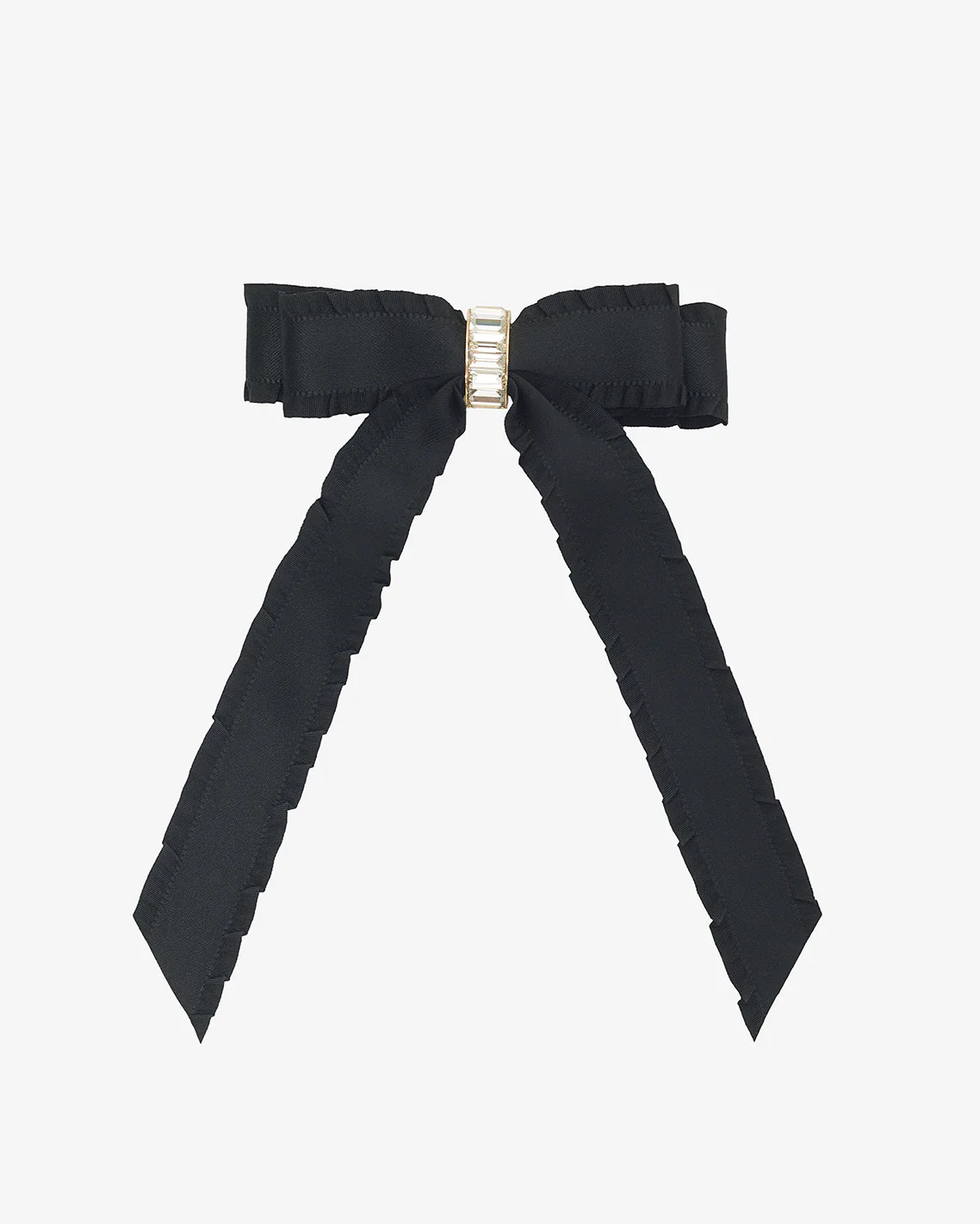 Ruffle Edge Bow Barette | Draper James (US)