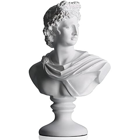 11.8 Inch Greek Statue of David, Classic Roman Bust,David Bust,Greek Mythology Sculpture for Home... | Amazon (US)