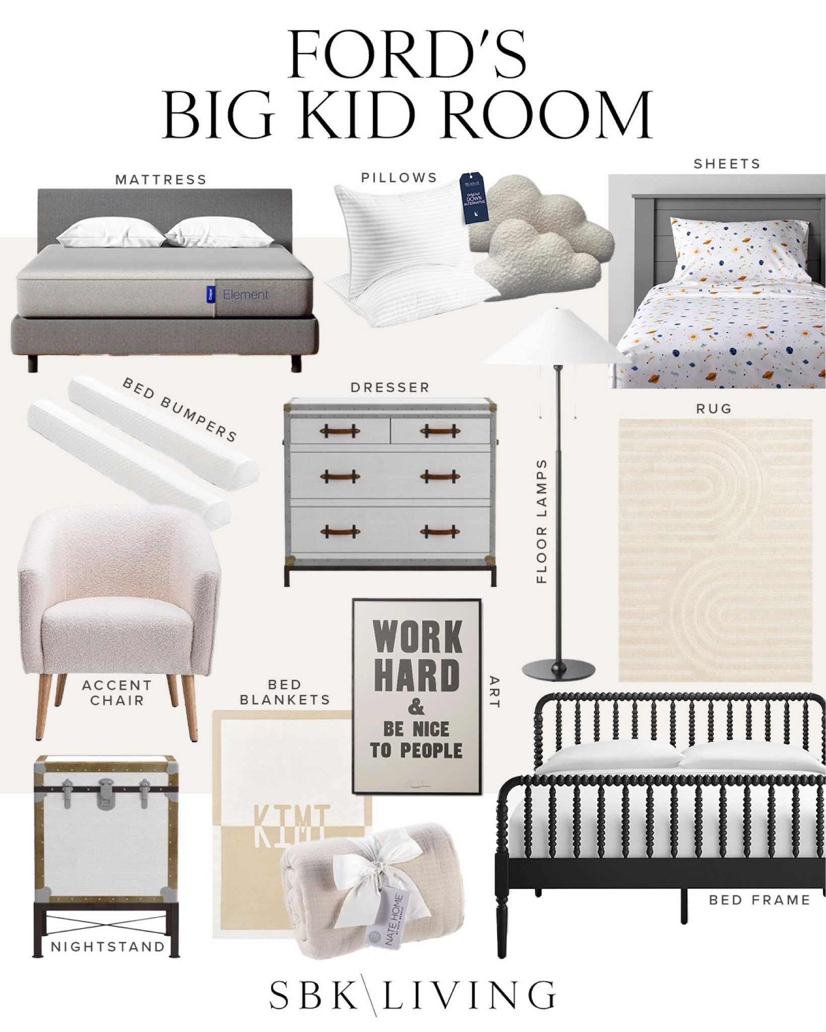 HOME \ Ford’s big kid bedroom!

Decor
Bedding
Bed
Nightstand 
Accent chair 
Rug

#LTKkids #LTKhome
