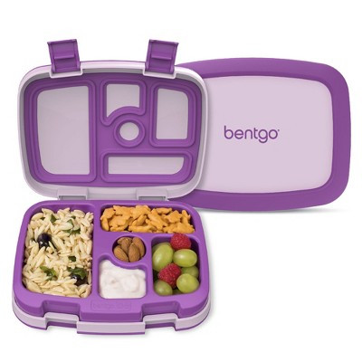 Bentgo Kids' Brights Leakproof, 5 Compartment Bento-Style Kids' Lunch Box - Purple | Target