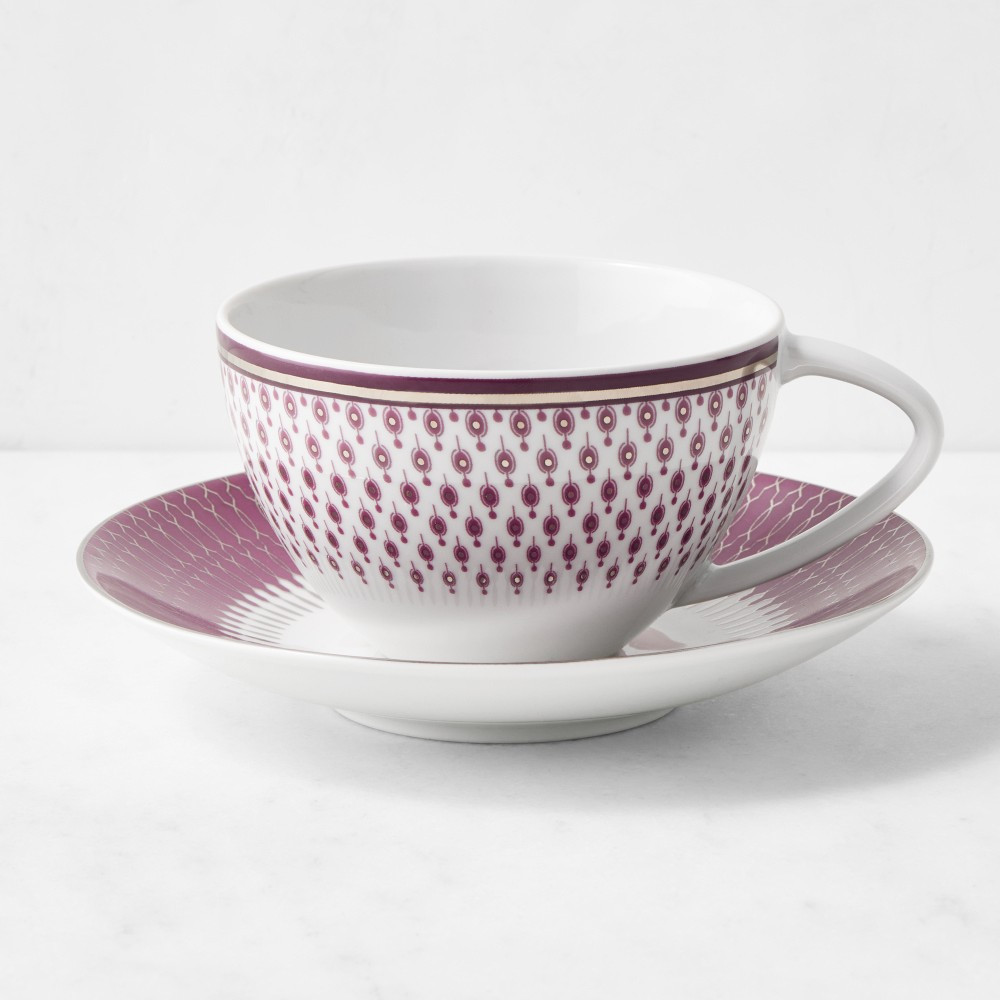 Williams Sonoma Regal Cups & Saucers, Set of 4 | Williams-Sonoma