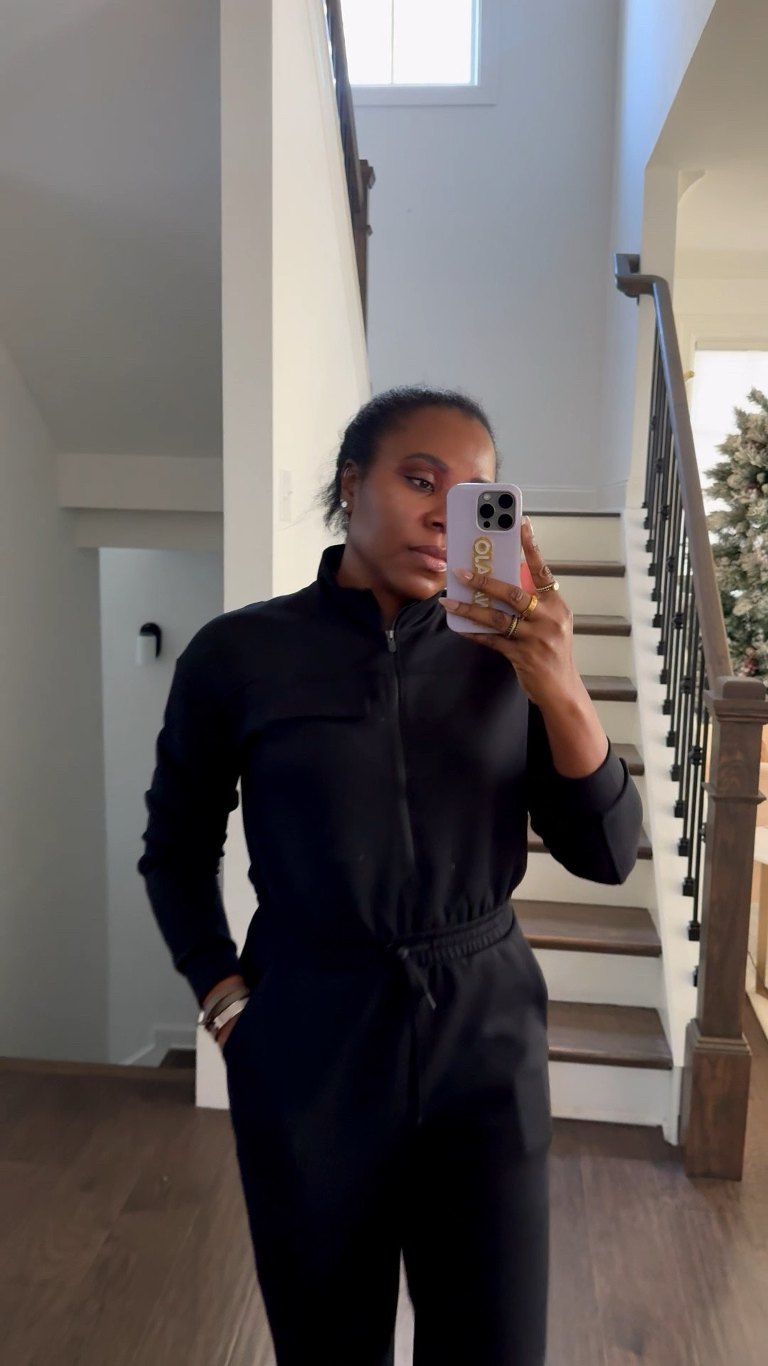 What I wore yesterday, this super comfy jumpsuit that layers perfectly. Great travel look too. 

#LTKootd #LTKFindsUnder100 #LTKTravel