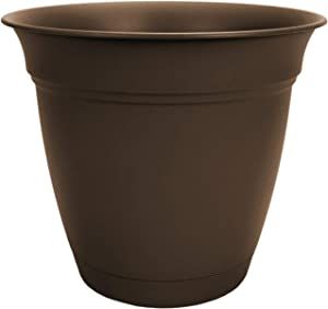 The HC Companies 20 Inch Eclipse Round Planter with Saucer - Indoor Outdoor Plant Pot for Flowers... | Amazon (US)