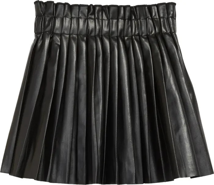 Pleated Faux Leather Skirt | Nordstrom