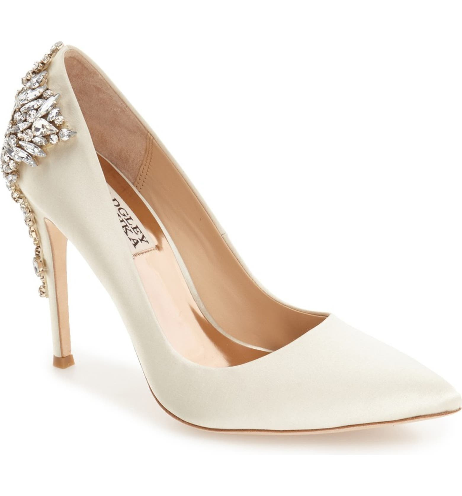 Badgley Mischka Gorgeous Crystal Embellished Pointed Toe Pump | Nordstrom