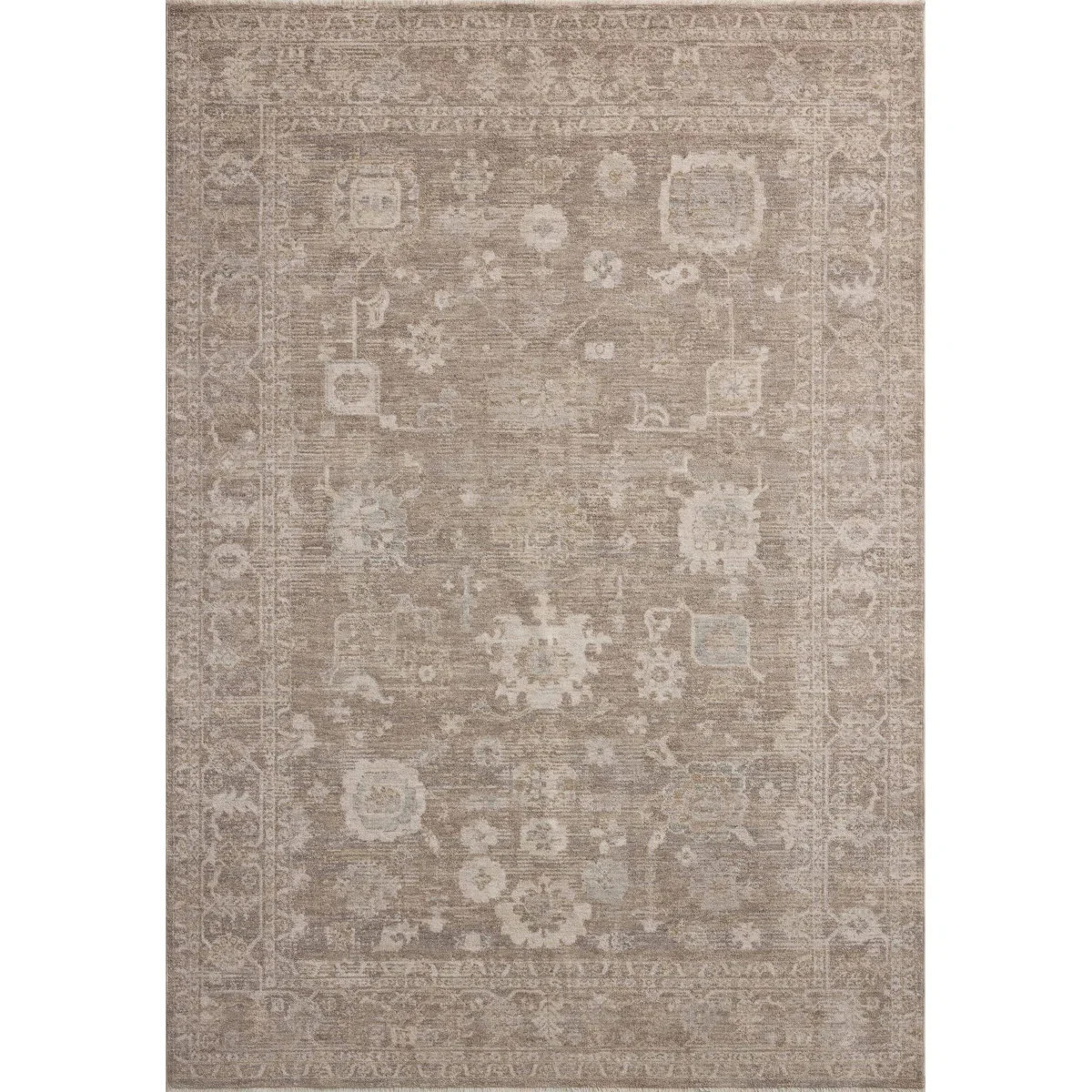Chris Loves Julia x Loloi Louisa Taupe / Ivory Area Rug & Reviews | Wayfair | Wayfair North America