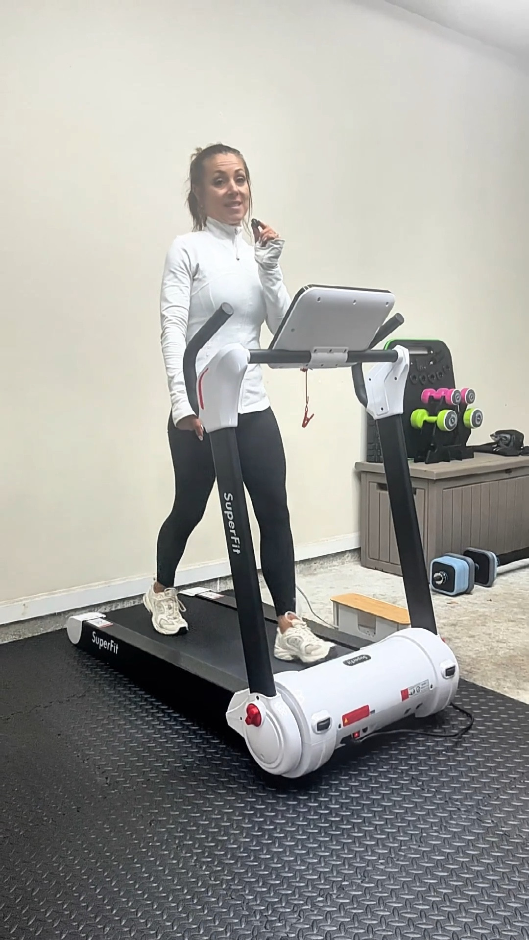 This treadmill goes up to 8 mph, has a built-in incline, and tracks steps, distance, calories, and time on its LED display. The 5-layer belt reduces pressure on your knees, making it ideal for women over 40, busy schedules, or anyone who wants a simple, joint-friendly home workout.

It’s heavy-duty, foldable, and fits in small spaces—perfect for home gyms, apartments, or living rooms. If you’re ready to stay consistent with your walking, jogging, or cardio workouts at home, don’t wait—limited stock available now!

• #homefitness
• #fitathome
• #walkingworkout
• #weightlossjourney
• #fitnessmotivation