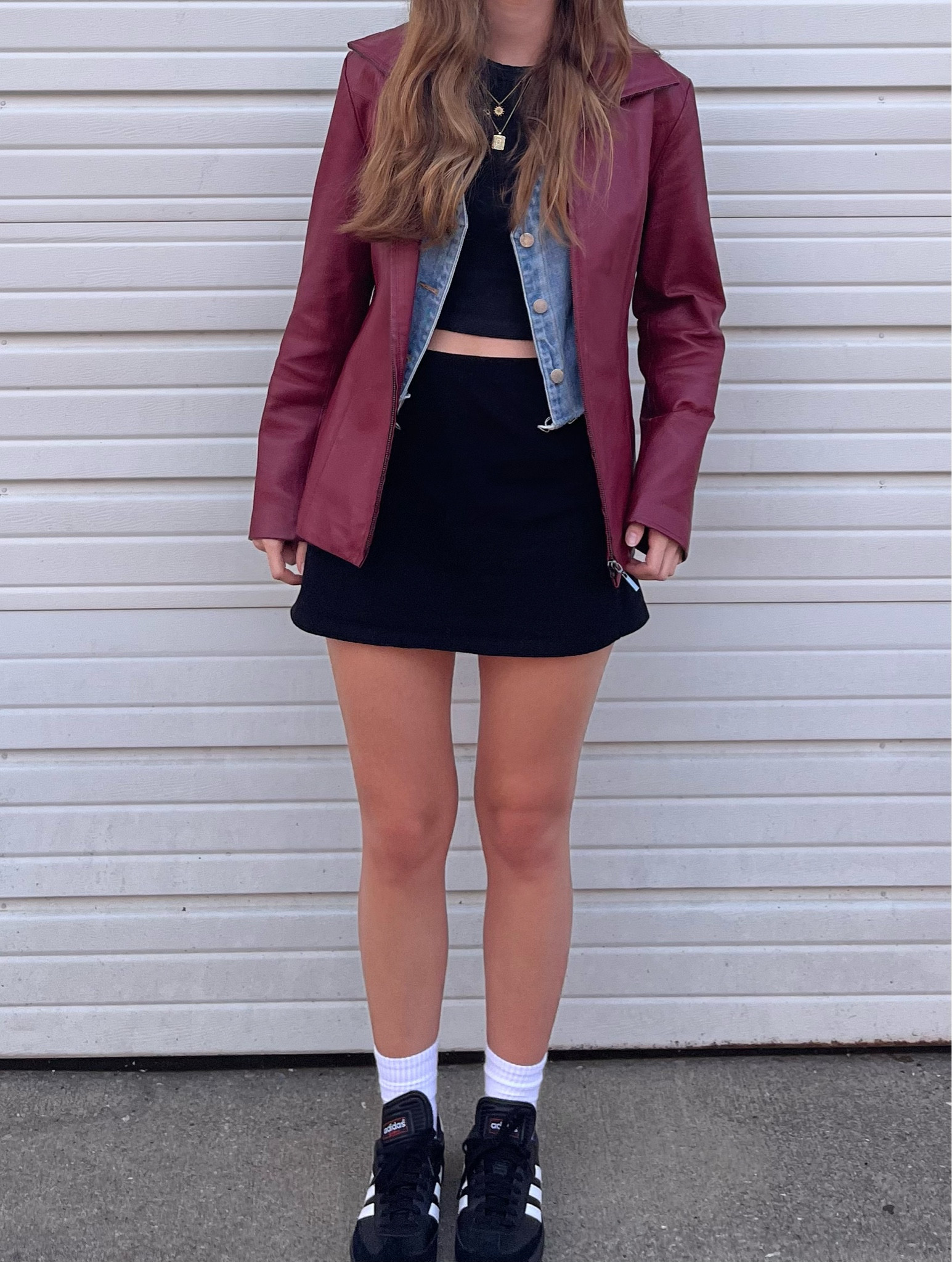 Red leather jacket outfit

#LTKStyleTip #LTKSeasonal