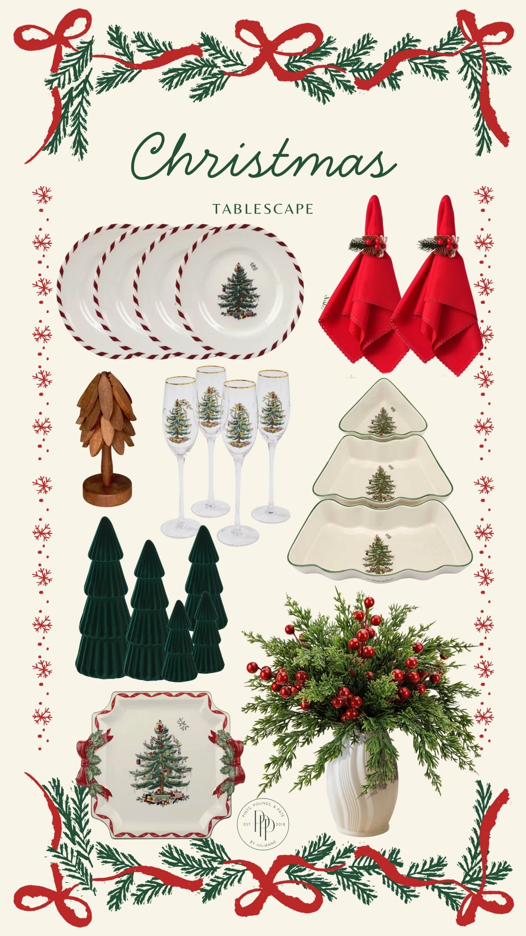 Elevate your table for Christmas!!🎄 order now to get these in time for Christmas!!!❤️

Christmas, holiday, home decor, table decor, tablescape

#LTKHoliday #LTKFindsUnder50 #LTKHome