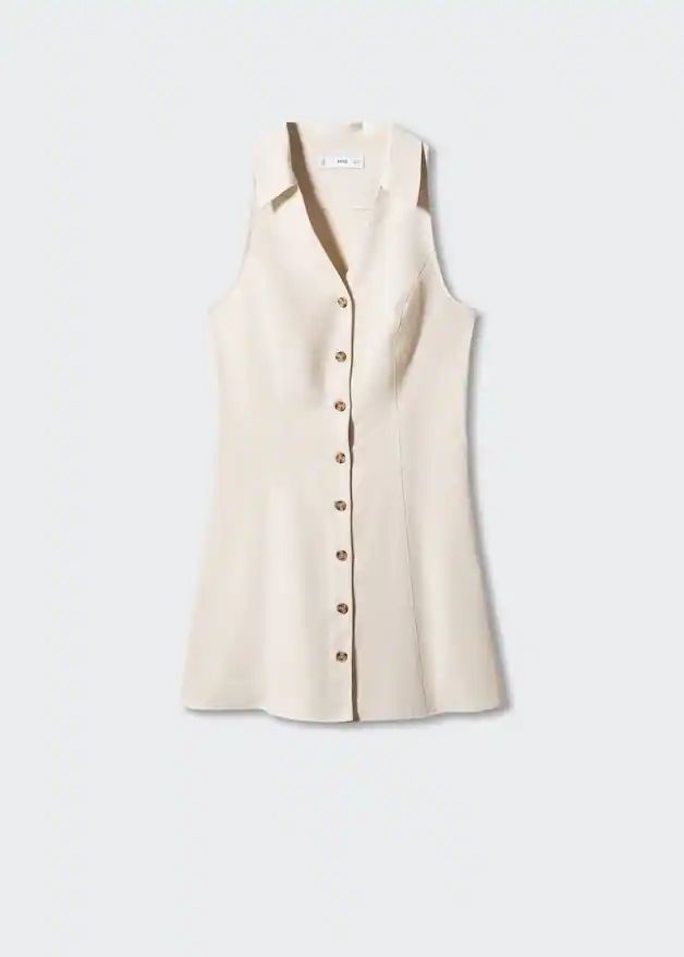 Button shirt dress | MANGO (US)