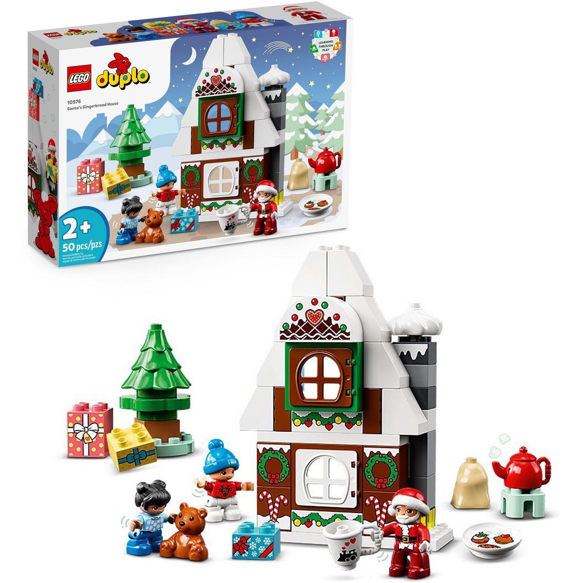 LEGO DUPLO Santa's Gingerbread House Toy 10976 | Target