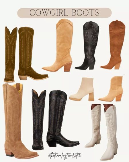 Love these cowgirl boots for every budget! Cowboy boots that make the perfect fall boots for your fall outfits, Nashville outfits, country concert outfits you want to add some western chic flair to.
4/23

#LTKstyletip #LTKshoecrush #LTKSeasonal