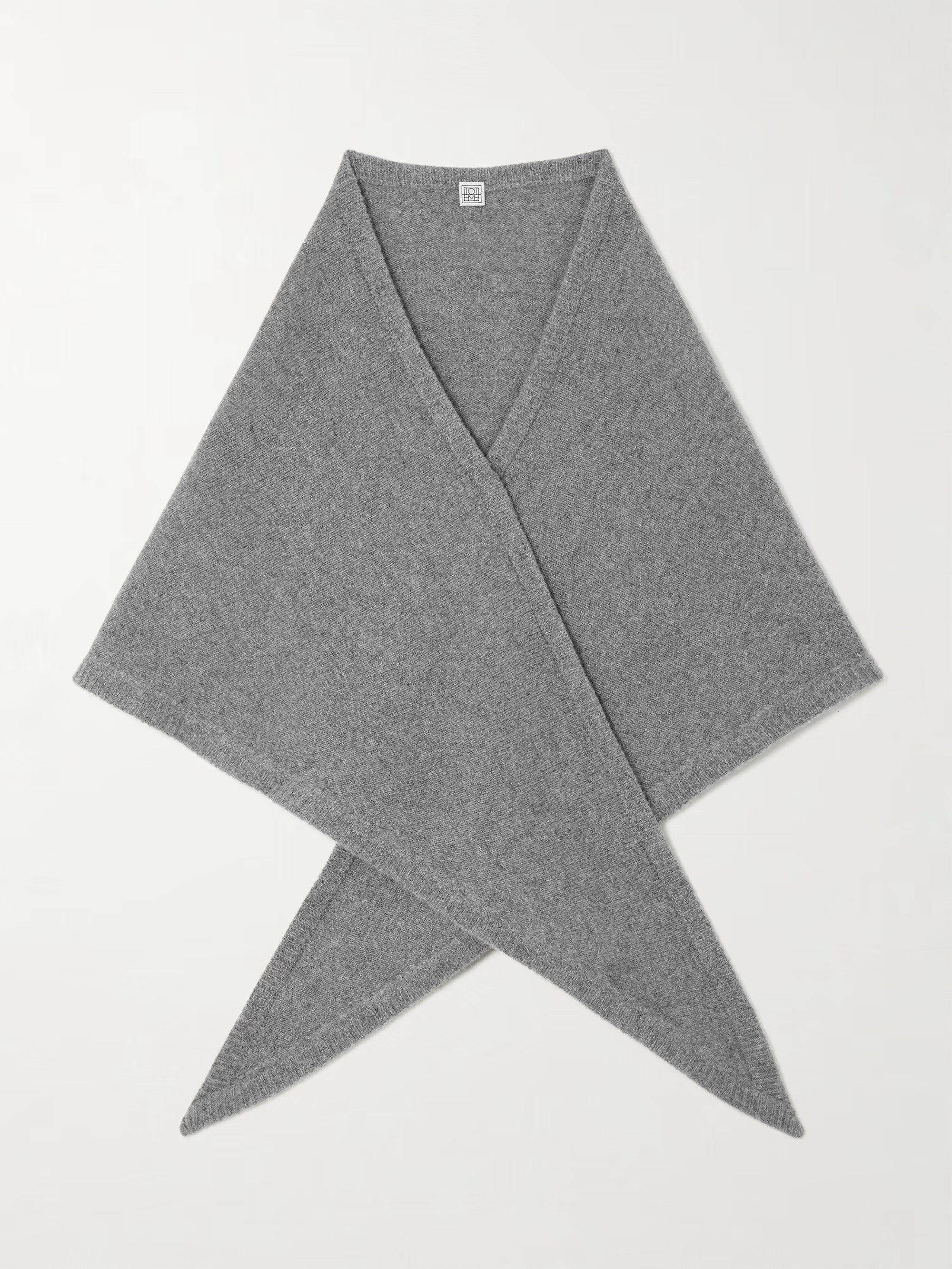 Triangle wool and cashmere-blend scarf | NET-A-PORTER (UK & EU)