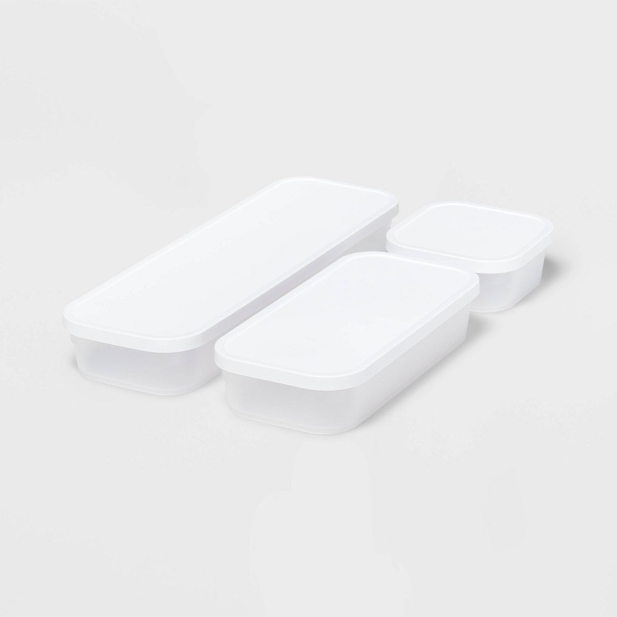 Shallow Insert Containers Mix 3pk 46oz/30oz/13oz - Brightroom™ | Target