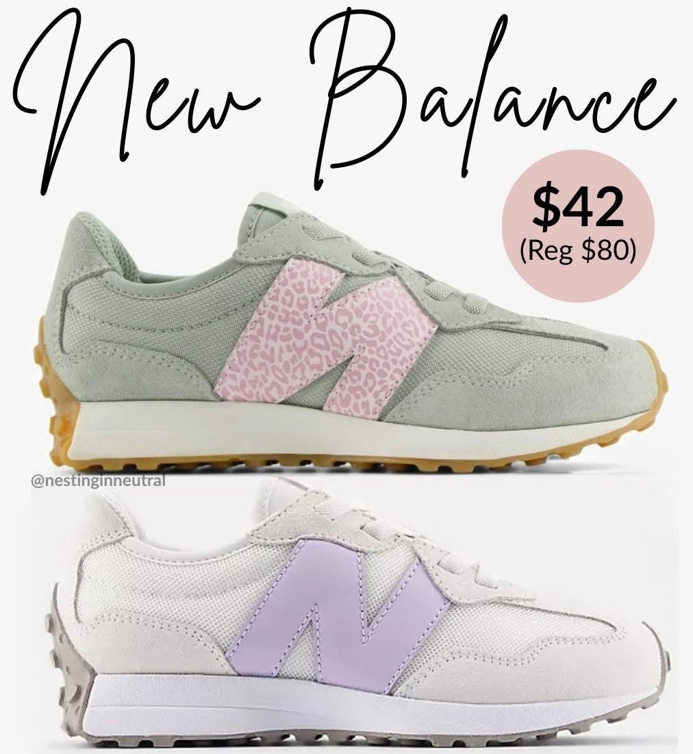 How cuuute are these New Balance 327 sneakers?!!
They just dropped nearly 5O% too!!!

These are big kids’ but many ladies can fit into them, if you’re grabbing for yourself! Just go DOWN 1.5 sizes.

Sneakers ,shoes,green,pink 

#LTKActive #LTKSaleAlert #LTKWorkwear