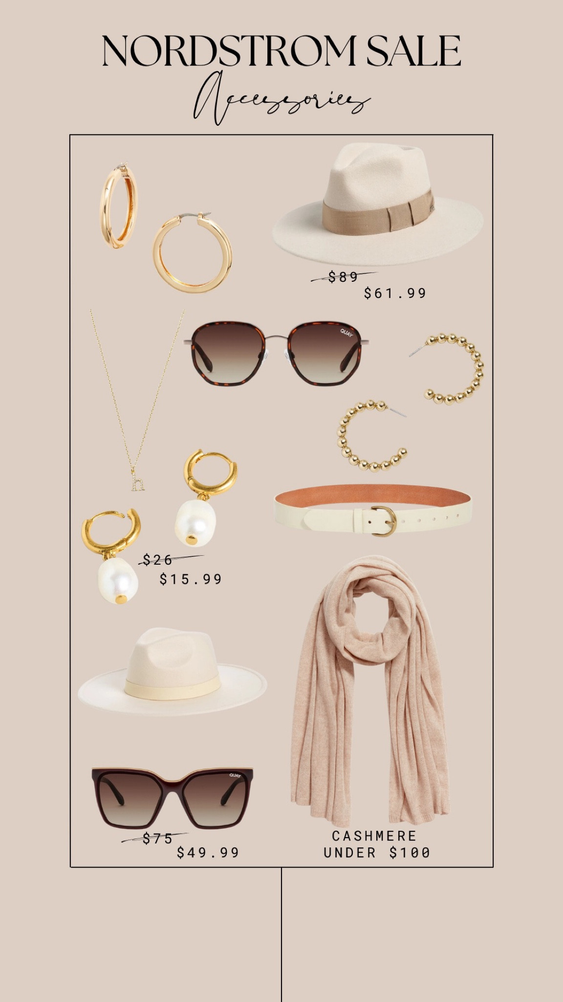 Nordstrom anniversary sale top selects! Accessories and hats! 

#LTKxNSale #LTKsalealert