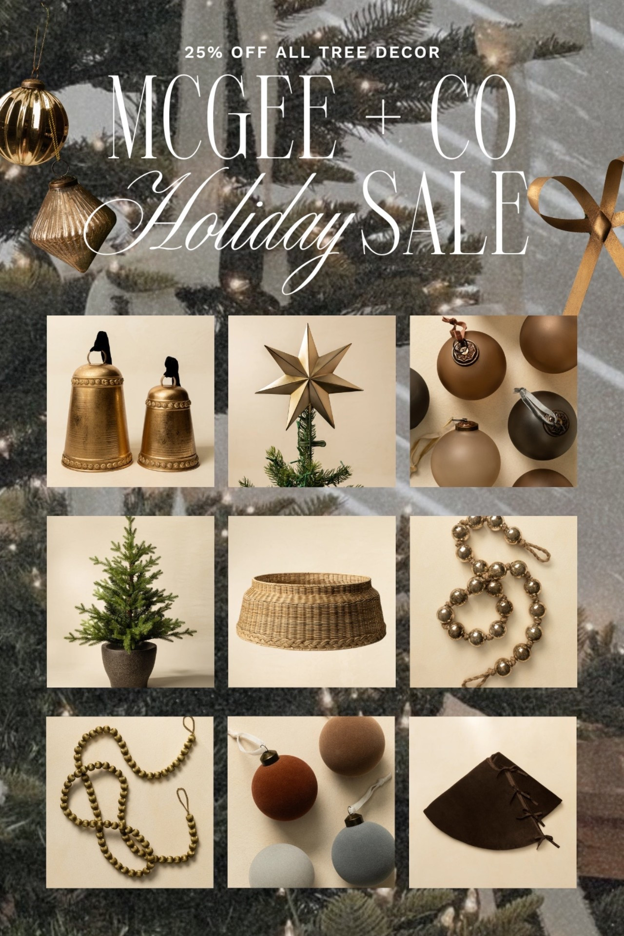 McGee & Co. holiday sale!! Great time to grab tree decor early. 25% off  

#LTKSaleAlert #LTKHoliday #LTKSeasonal