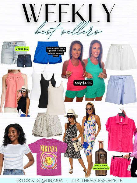 This past week’s best sellers! 

Athletic shorts, running shorts, lined shorts, athletic tops, racerback tops, gym shorts, loungewear, swim coverups, beach coverup, denim shorts, affordable fashion, summer outfits, summer fashion, cropped tee, band tee, graphic tee, midi dress, summer dress, beach vacation outfit, hand soap, tank tops, summer basics 

#LTKFindsUnder50 #LTKSeasonal #LTKActive