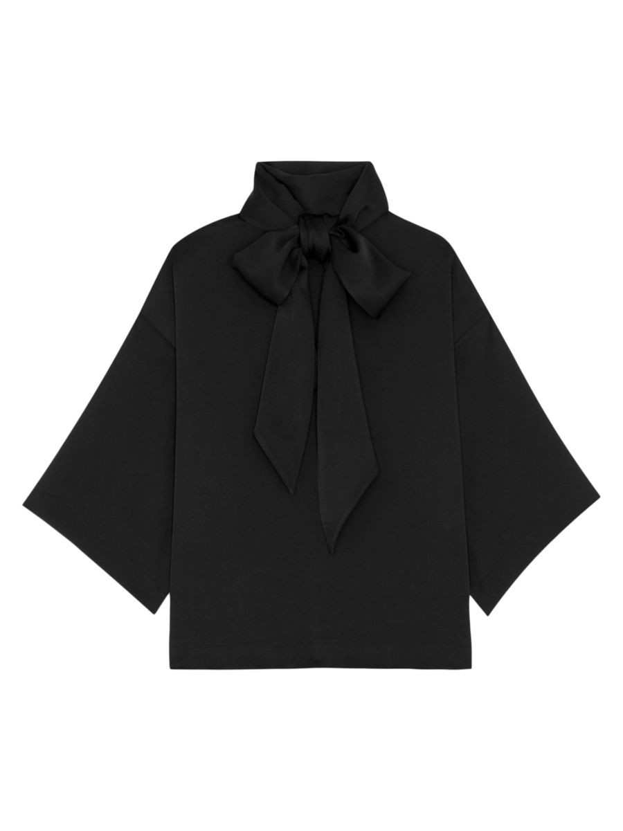 Blouse In Crepe Satin | Saks Fifth Avenue