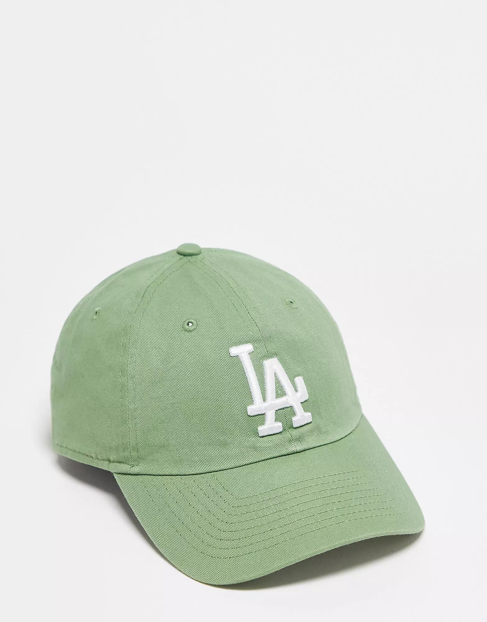 New Era washed casual classics LA Dodgers dad cap in green | ASOS (Global)