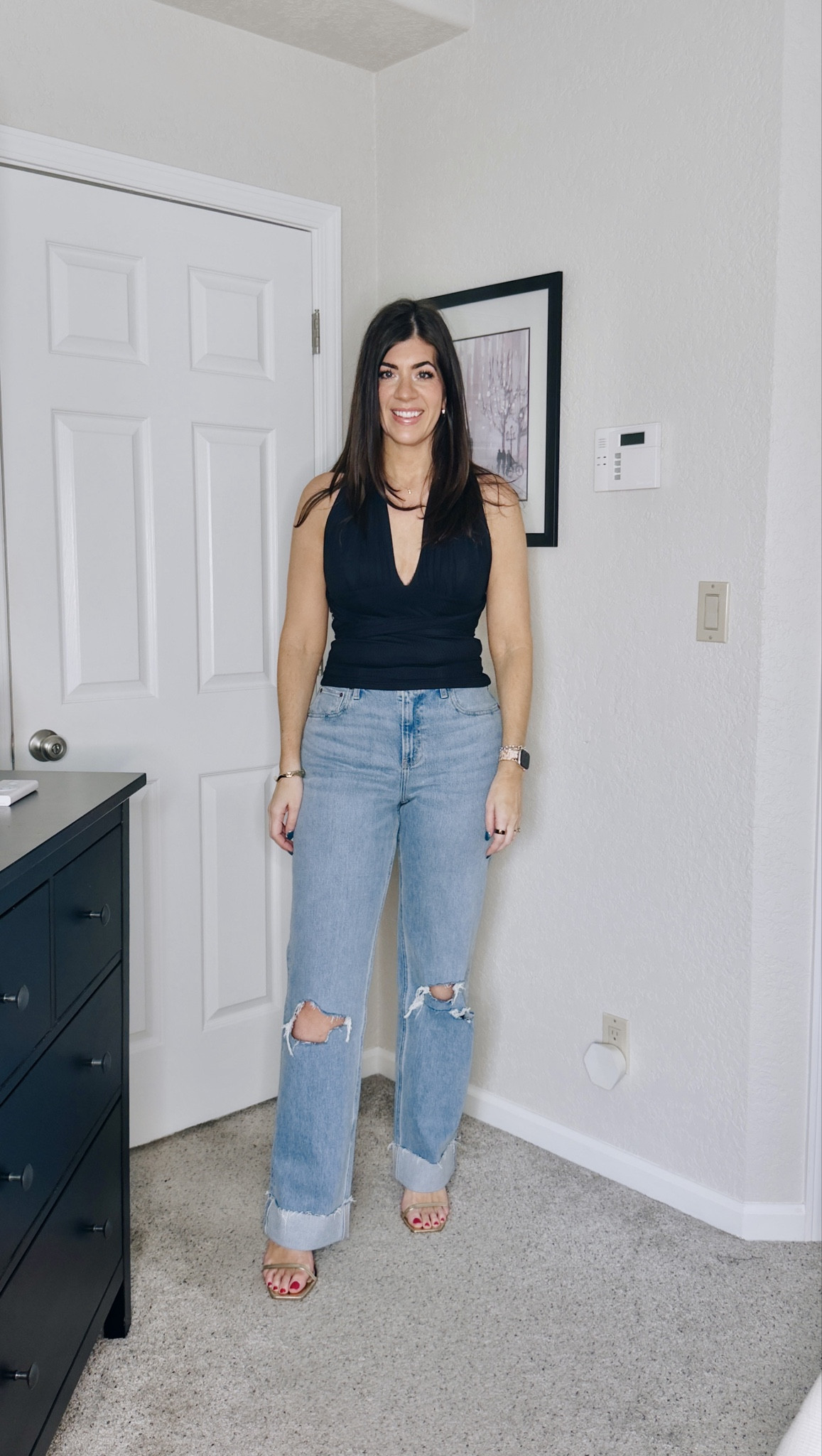 Abercrombie sale- code- DENIMAF
Mesh multiway top- medium
High waisted relaxed straight jeans-29 xlong curvy


#LTKMidsize #LTKSaleAlert #LTKTall