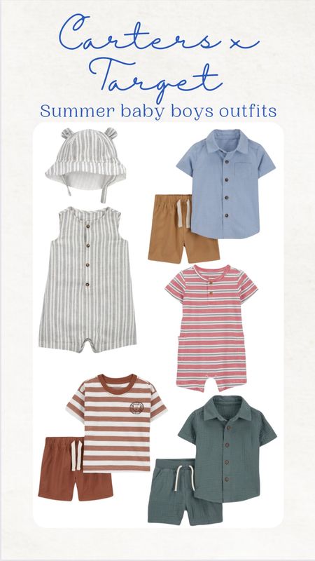 Summertime baby boy outfits at Target by Carter’s Just One You 

#LTKSeasonal #LTKbaby