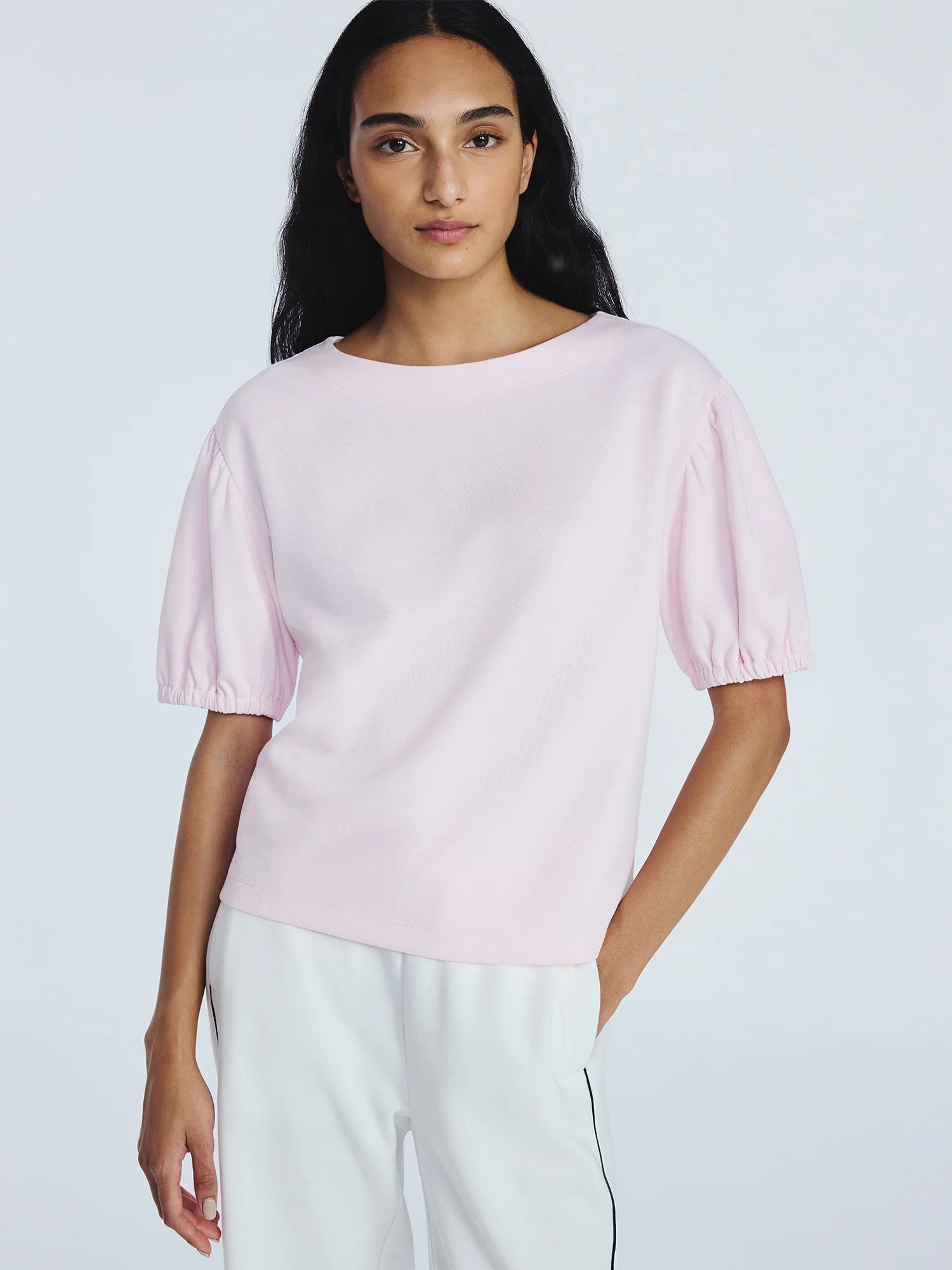 Free Assembly Women's Puff Sleeve Tee, Sizes XS-XXL | Walmart (US)