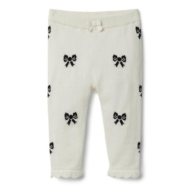 Baby Bow Crochet Trim Pant | Janie and Jack
