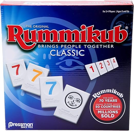 Pressman Rummikub - The Original Rummy Tile Game | Exciting Family Game of Strategy and Luck | Pr... | Amazon (US)