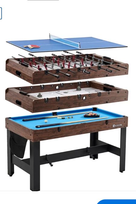 Four in one kid’s gaming table with pool, air hockey, ping pong and fooseball table 

#LTKHolidaySale #LTKCyberWeek #LTKGiftGuide