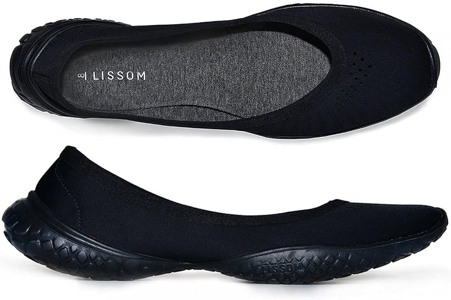 LISSOM Women's Ballet Flats, Flytes – Lightweight, Slip-On Comfortable, Stretchy, Flexible & Wa... | Amazon (US)