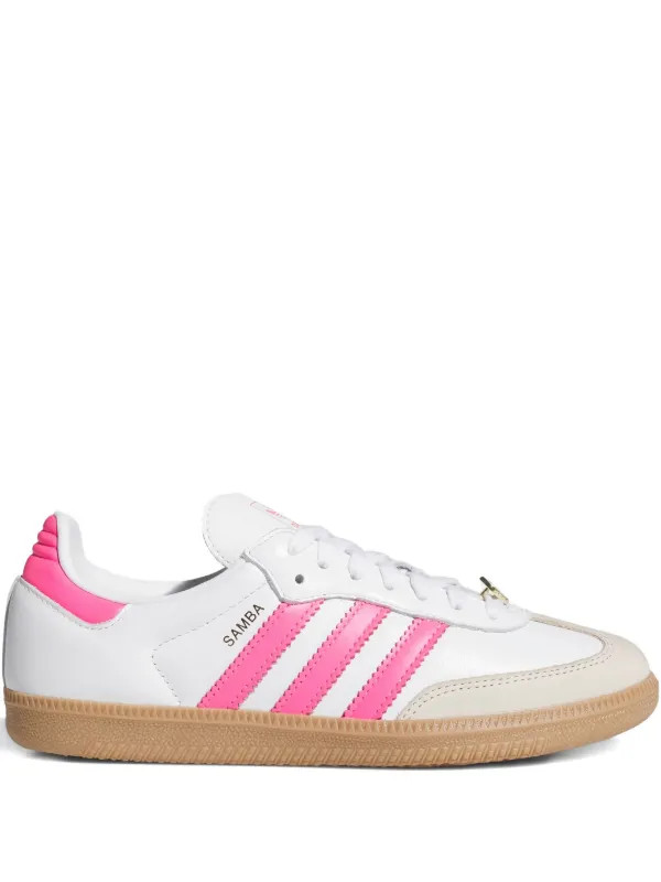 Adidas  Samba three-stripe Sneakers | White | FARFETCH | Farfetch Global
