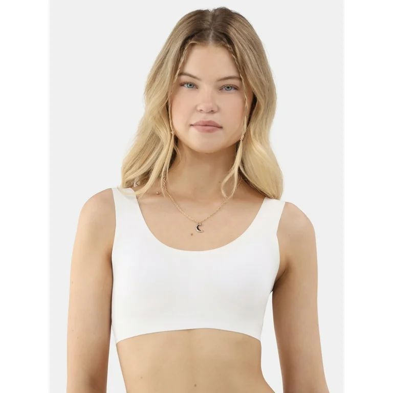 No Boundaries Wire-Free Bonded Scoop Bra, Sizes XS to XXXL - Walmart.com | Walmart (US)