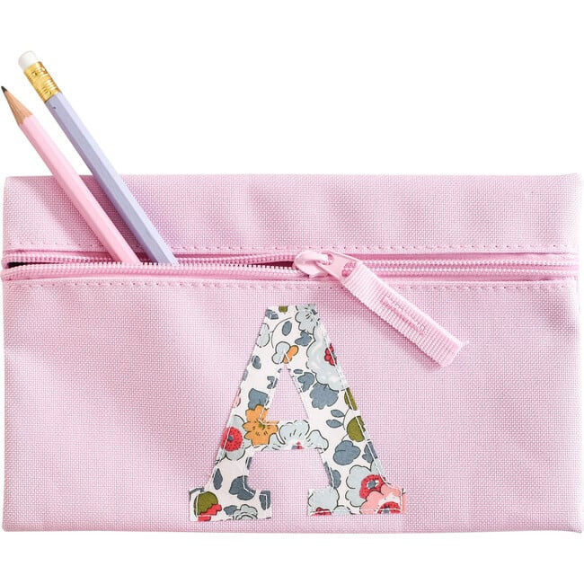 Liberty of London Personalised Pencil Case, Pink | Maisonette