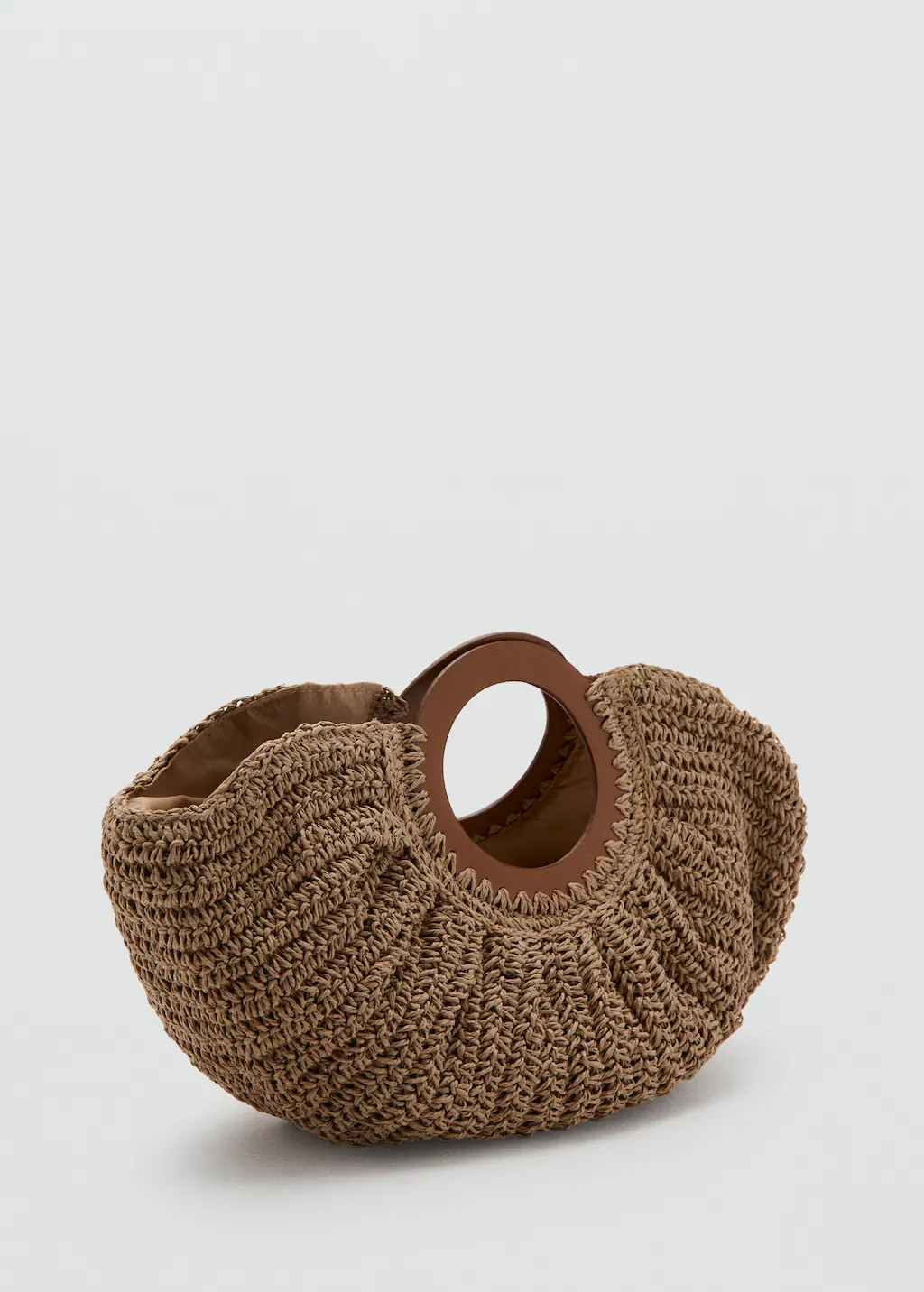 Natural fibre tote bag | MANGO (UK)