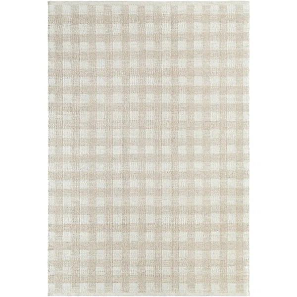 Lavande Plaid Wool Area Rug | Wayfair North America