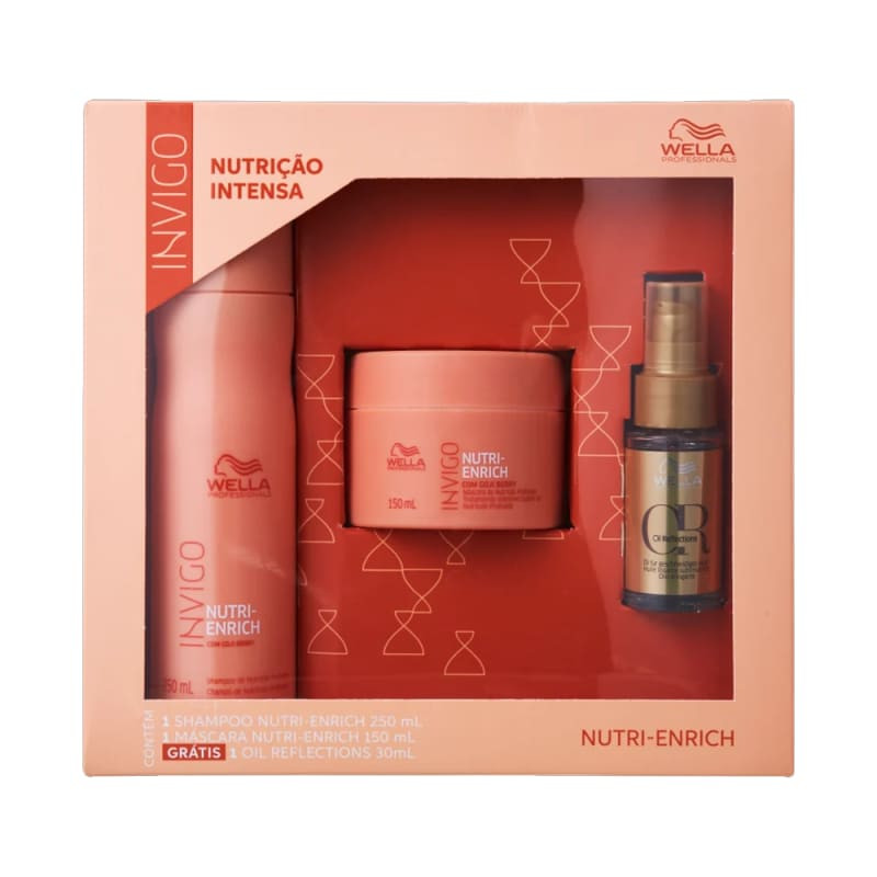 Kit Wella Invigo Nutri-Enrich + Oil Reflections | Beleza na Web | Beleza Na Web (BR)