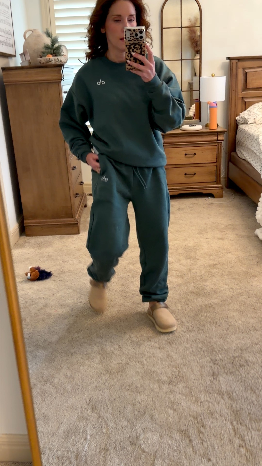 Cozy Alo sweatsuit love it so comfy! Paired with Ugg clogs 
Wearing a XS

#LTKootd #LTKOver40 #LTKPetite