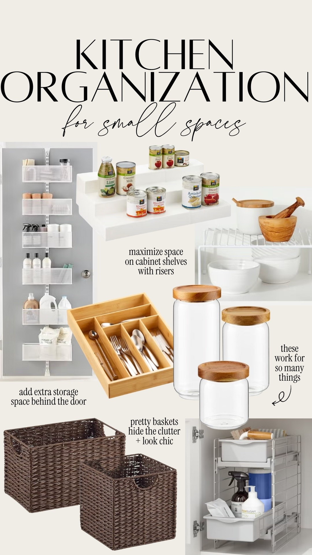 Kitchen organization for small spaces! Love these cabinet and pantry organizers from the container store 

#ad #paidlink #thecontainerstore @thecontainerstore

#LTKHome