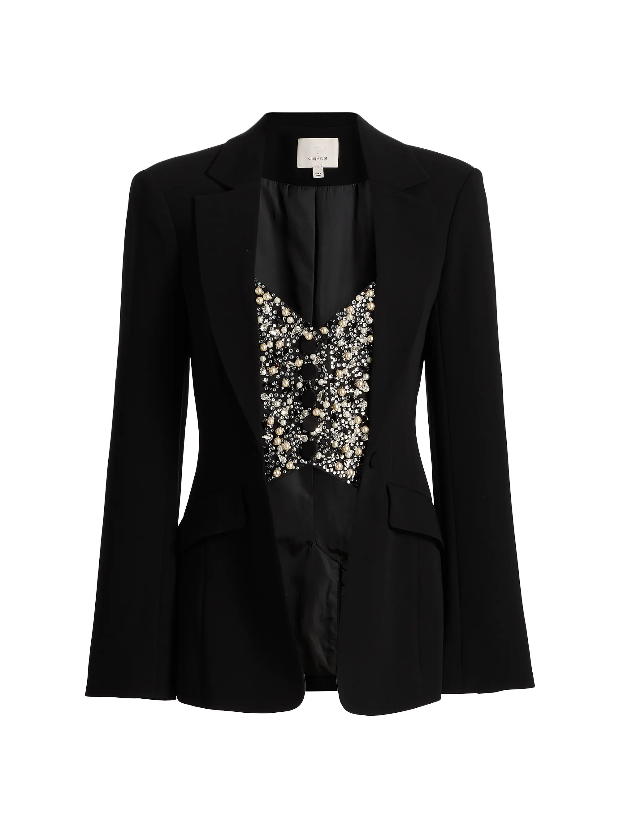 Cynthia Embellished Single-Breasted Blazer | Saks Fifth Avenue