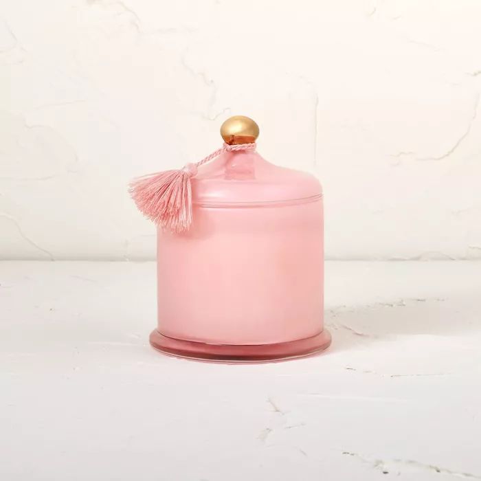 14oz Glass Lidded Candle Rose - Opalhouse™ designed with Jungalow™ | Target