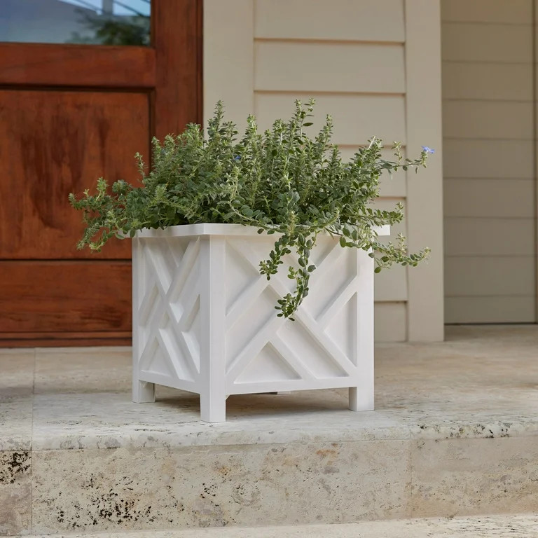 Brylanehome Chippendale Planter, White | Walmart (US)