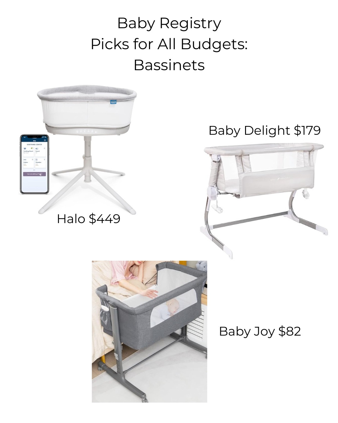 Baby registry picks for all budgets!!

Let's be honest - baby stuff can be expensive and overwhelming. It's hard to know what to choose! Sometimes you get what you pay for and it's worth it to splurge on a luxury item with more features. Sometimes the budget friendly option is truly all you need. And if you're like me, often times mid-range items is the best choice.

Bassinets, Halo, Baby Delight, diaper changing pads, Keekaroo, Skip Hop, Munchkin, baby carriers, baby wearing, WildBird, Mabe, Infantino, sound machines, white noise, Hatch, Momcozy, baby registry, baby registry must-haves 

 #LTKmomlife #LTKBaby