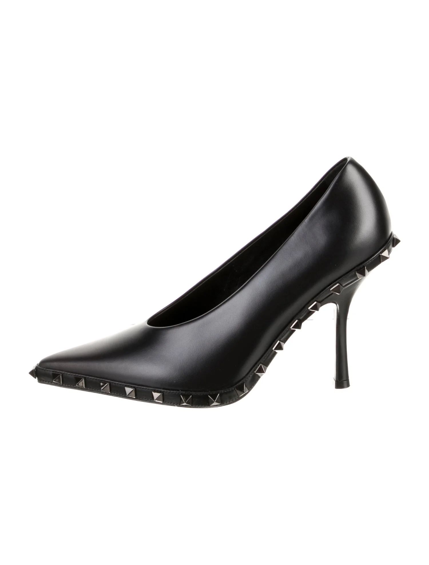 Rockstud Accents Leather Pumps | The RealReal