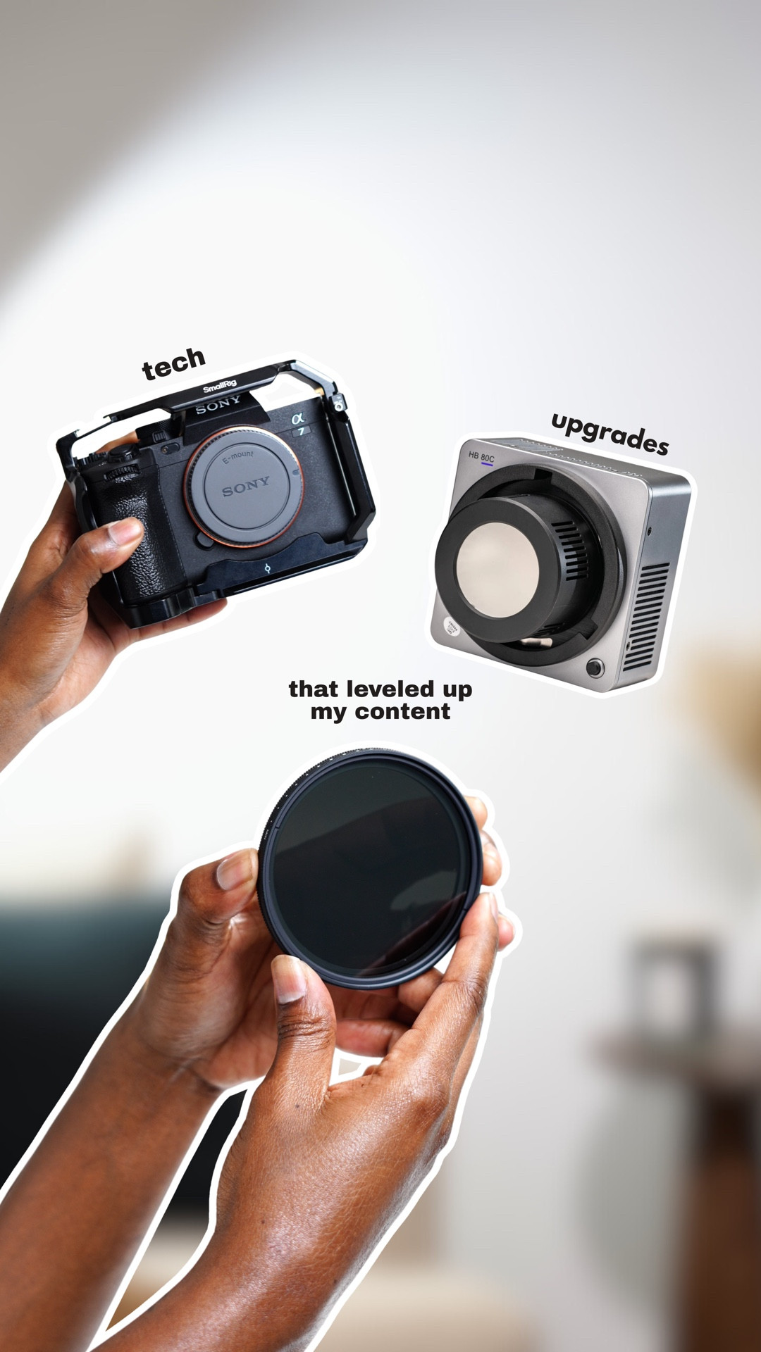 These gear upgrades took my content to the next level!

• Sony a7IV 
• Neewer HB80C Video Light
• K&F Concept 77mm Variable ND Filter 


#LTKFindsUnder50