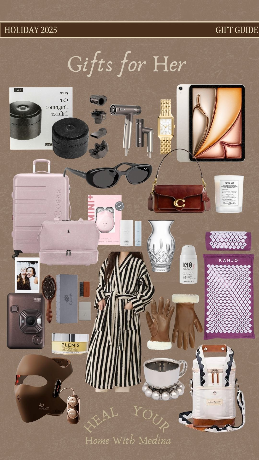 Gift guide for her! A curated mix of thoughtful pieces she’ll actually use. This roundup is perfect for moms, sisters, best friends, or anyone who deserves something special! 

#LTKHoliday #LTKGiftGuide