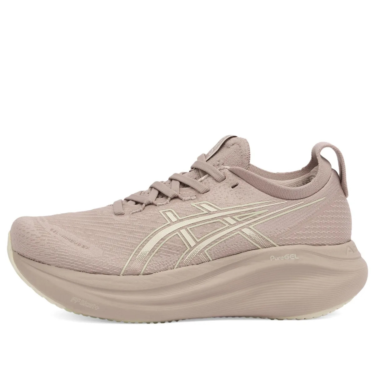 Asics Running GEL-NIMBUS 27 in Fawn/Birch, Size UK 3 | END. Clothing