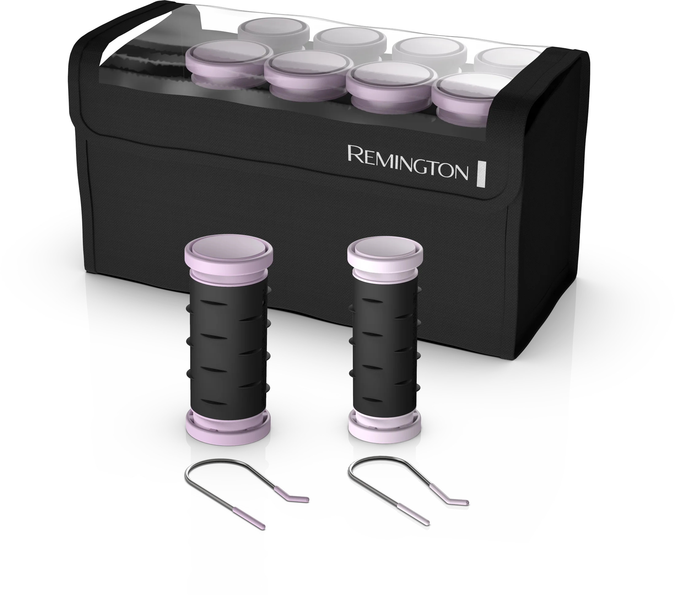 Remington Travel Size Professional 1.25" Compact Ceramic Hot Hair Rollers, 10 Piece Set, Anti-Sta... | Walmart (US)