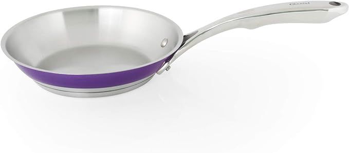 Chantal AllergenWare 8 inch Stainless Steel Fry Pan, Purple | Amazon (US)