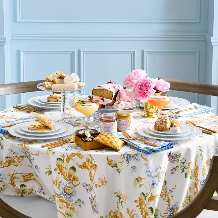 Bridgerton Round Tablecloth | Williams-Sonoma